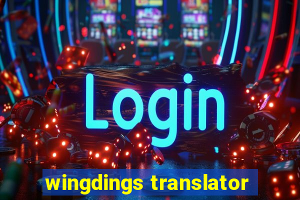 wingdings translator