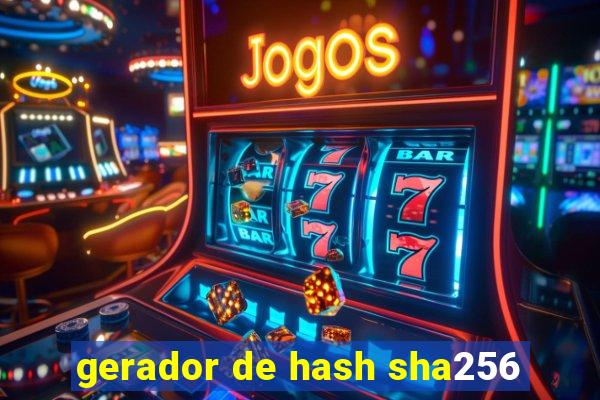 gerador de hash sha256
