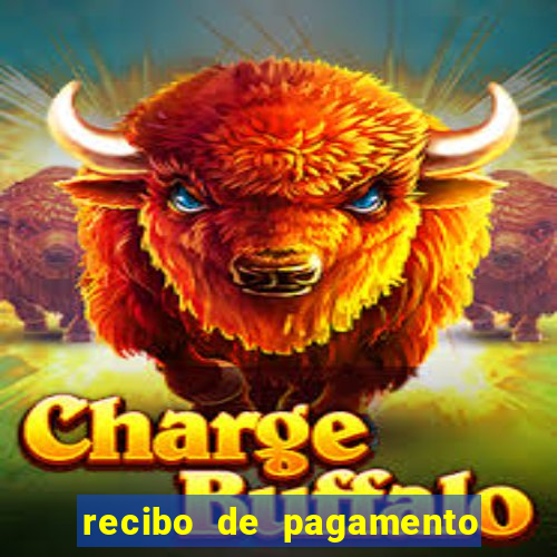 recibo de pagamento em word