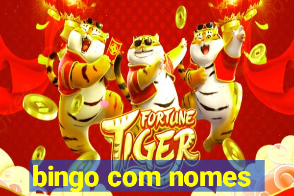 bingo com nomes