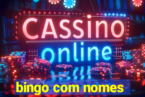 bingo com nomes