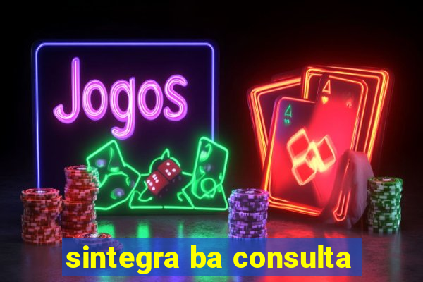sintegra ba consulta