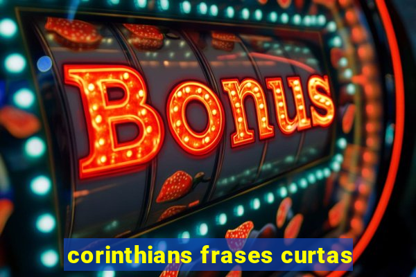 corinthians frases curtas
