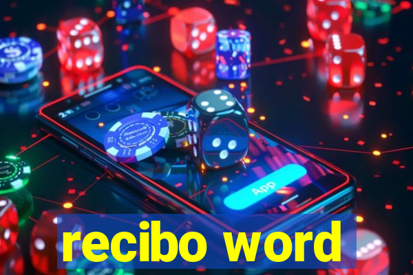 recibo word