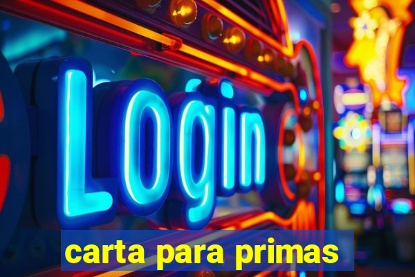 carta para primas