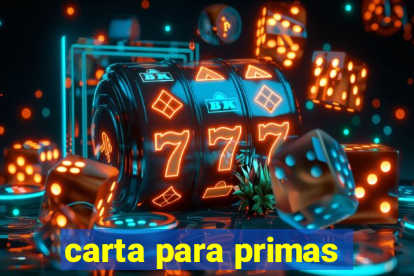 carta para primas