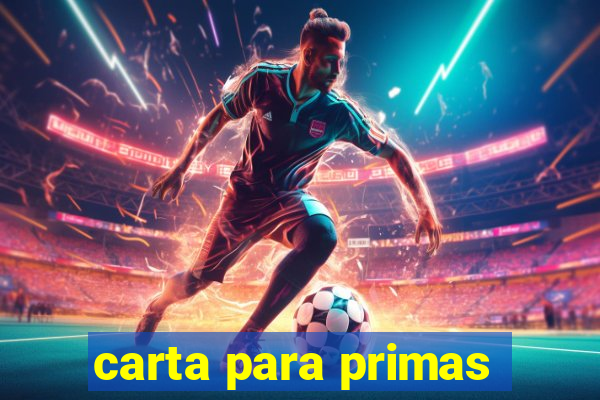 carta para primas