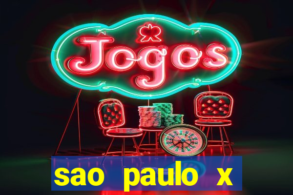 sao paulo x palmeiras palpite