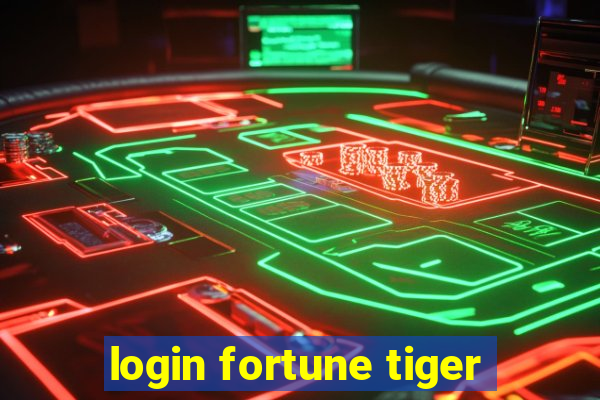 login fortune tiger