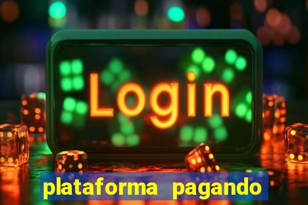 plataforma pagando bem hoje