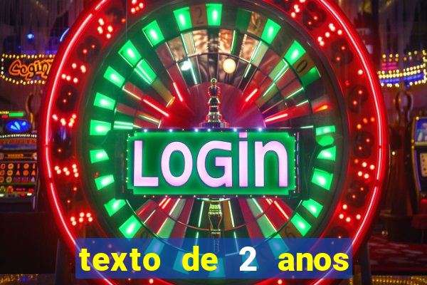 texto de 2 anos de namoro