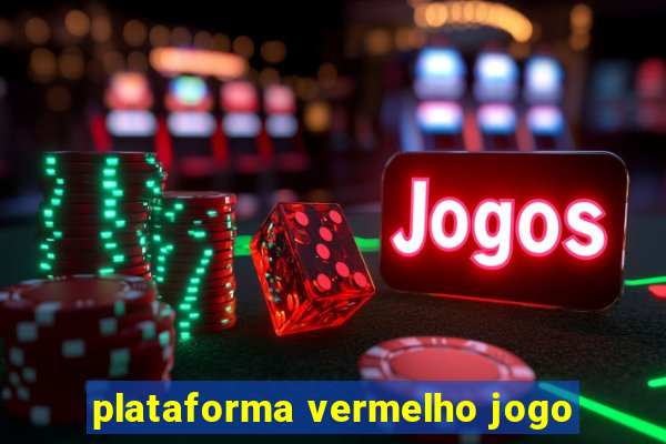 plataforma vermelho jogo