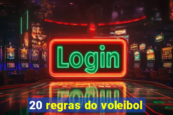 20 regras do voleibol