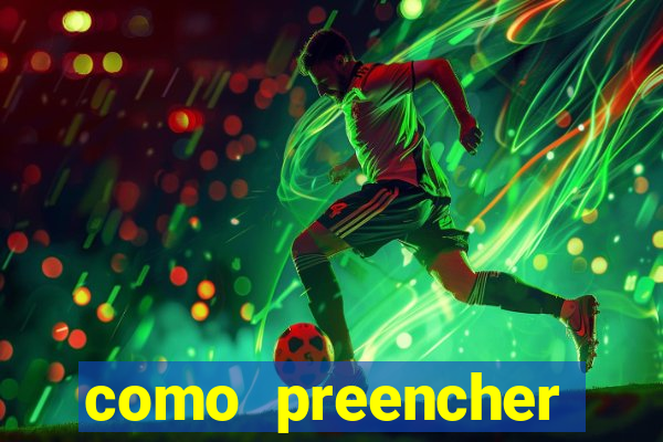 como preencher recibo de pagamento
