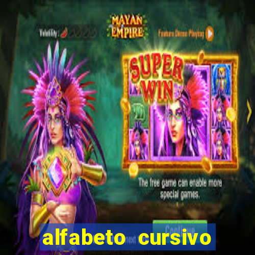 alfabeto cursivo pontilhado para imprimir pdf
