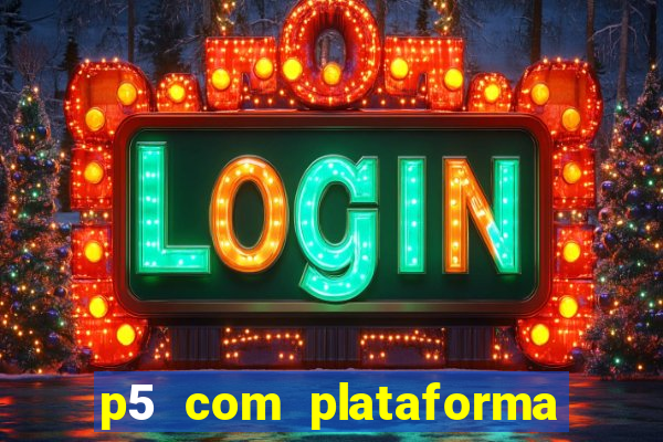 p5 com plataforma de jogos
