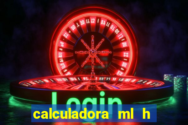calculadora ml h para mcg kg min