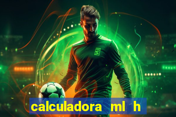 calculadora ml h para mcg kg min