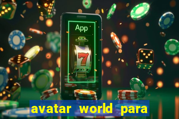 avatar world para imprimir e colorir