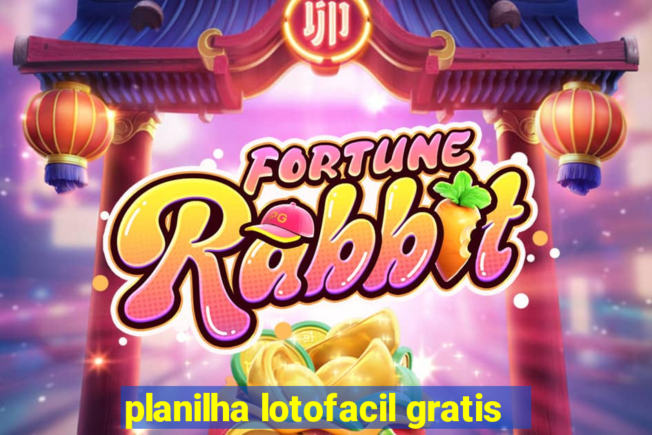 planilha lotofacil gratis