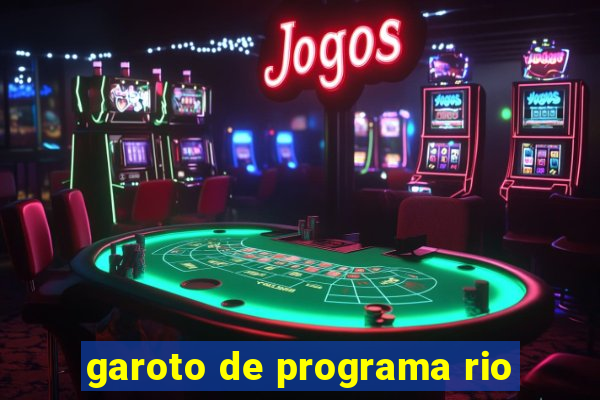 garoto de programa rio
