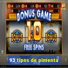 93 tipos de pimenta