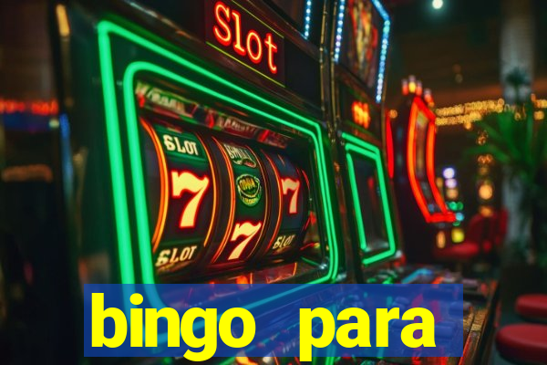 bingo para despedida de solteira para imprimir