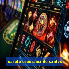 garoto programa de santos