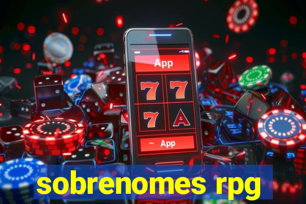 sobrenomes rpg