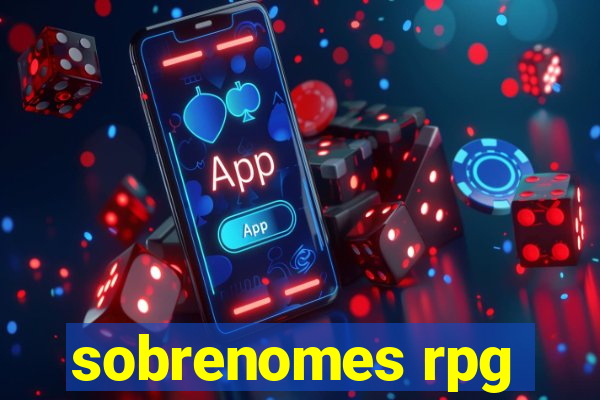 sobrenomes rpg