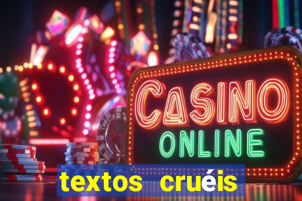 textos cruéis demais para serem lidos rapidamente pdf