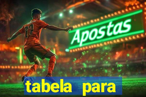 tabela para misturar cores