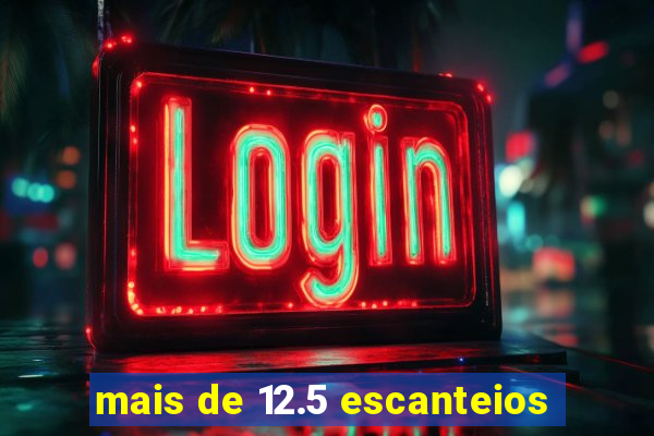 mais de 12.5 escanteios