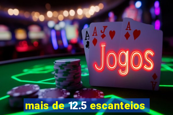 mais de 12.5 escanteios