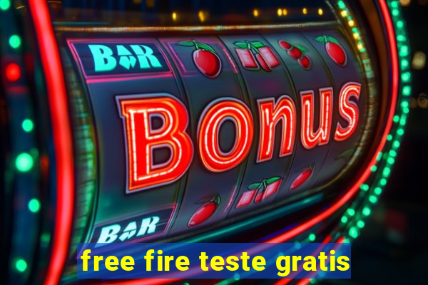 free fire teste gratis